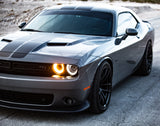 20" MRR M392 Black Wheels for Dodge Challenger / Charger 20X11 & 20X9.5 (Set Of 2)