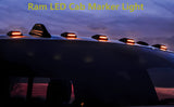 2003-2018 Dodge Ram HD Smoked White Amber Slim-Line LED Roof Cab Lights