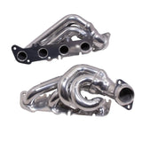Ford F150 5.0 Coyote 1-3/4 Shorty Tuned Length Exhaust Headers Polished Silver Ceramic 11-14