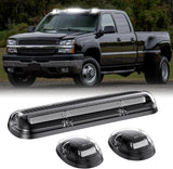 2000-2006 GMC Chevy HD Smoked White Amber LED Roof Cab Lights