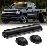 2000-2006 GMC Chevy HD Smoked White Amber LED Roof Cab Lights