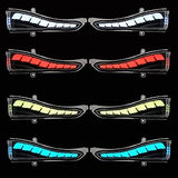 2014-2024 Infiniti Q50 Q60 Q70 Flow Series RGB LED Side Mirror Lights + Turn Signals