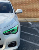 2014-2024 Infiniti Q50 RGBW Flow Series LED DRL Boards