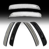 2015–2024 Dodge Charger Clear White LED Side Markers Set