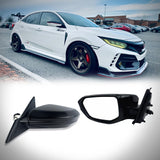 HRS 2017-21 Honda Civic 10th Gen Sedan FK7 FK8 Power Folding Mirrors - The Elite Series