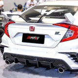 PRE-ORDER | 2016-21 Honda Civic 10th Gen Sedan W Style Spoiler By Yofer
