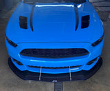 Ford Mustang S550 Carbon Fiber Front Wind Splitter 2015-2017