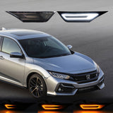 HRS 2017-20 Honda Civic 10th Gen Hatchback FK7-FK8 Side Reflectors - Markers V2