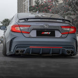 2018-22 Honda Accord V4 Rear Bumper By YOFER - UNPAINTED