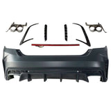 2018-22 Honda Accord V4 Rear Bumper By YOFER - UNPAINTED