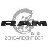 2019+ Dodge RAM 1500/TRX Carbon Fiber Rear Tailgate Emblem Cover