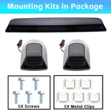 2020-2026+ GMC Chevy Sierra Silverado Smoked Switchback LED Mirror Lights