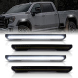 2020-2026+ GMC Sierra HD 2500 Smoked White Amber SCANNING LED Side Markers