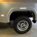 2020-2026+ GMC Sierra HD 2500 Smoked White Amber SCANNING LED Side Markers