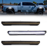 2020-2026+ GMC Sierra HD 2500 Smoked White Amber SCANNING LED Side Markers