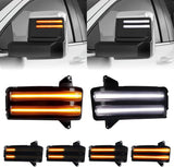 2020-2026+ GMC Sierra HD 2500 Smoked White Amber SCANNING LED Side Markers
