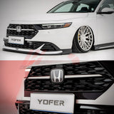 2023-26 11th Gen Honda Accord Full Front Lip + Grill by Yofer