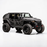 Apocalypse GEN 3 BLACK Rim for Jeep Wrangler and Jeep Gladiator (22x14) Ultimate Offset