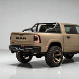 RAM TRX 2021-2024 REAR BED CHASE RACK WITH (4) 6” LED LIGHTS ALL ALUMINUM