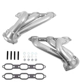 Dodge Challenger Charger 300 V6 3.5 1-3/4 Shorty Headers - Polished Silver Ceramic 06-10