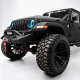 Jeep Gladiator Front Bumper Stubby 2020-2026 with Cube Lights and Light Bar