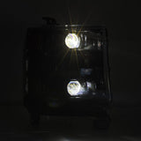 AlphaRex 16-18 Chevy 1500HD LUXX LED Proj Headlights Alpha-BK w/Seq Atv Lgt / SeqSig (Req PN 810023) 880233 *Discontinued