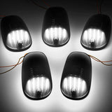 2003-2018 Dodge Ram HD Smoked Clear White Amber LED Roof Cab Lights