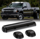 2000-2006 GMC Chevy HD Smoked White Amber LED Roof Cab Lights