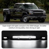 2000-2006 GMC Chevy HD Smoked White Amber LED Roof Cab Lights