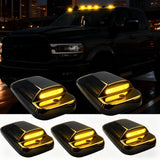 2003-2018 Dodge Ram HD Smoked White Amber Slim-Line LED Roof Cab Lights