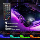 AURA LED Lighting Kit Bundle - Underglow + Grille + Interior - Remote Control