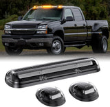 2000-2006 GMC Chevy HD Smoked White Amber LED Roof Cab Lights