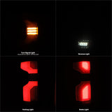 AlphaRex 19-24 Chevy Silverado 1500 / 20-24 2500HD/3500HD LUXX-Series LED Tail Lights Alpha Black 620078 *Discontinued