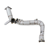 Catless High Flow 304 Stainless Exhaust Downpipe for Audi A5 2.0T