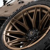 Apocalypse GEN 3 BRONZE Rim for Jeep Wrangler and Jeep Gladiator (22x14) Ultimate Offset