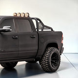 RAM TRX 2021-2024 REAR BED CHASE RACK WITH (4) 6” LED LIGHTS ALL ALUMINUM