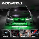AURA 5th gen (S197) Mustang Bundle: RGB Halo O rings + Grille + Interior w- Bluetooth  APP and Remote Controlled