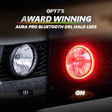 AURA 5th gen (S197) Mustang Bundle: RGB Halo O rings + Grille + Interior w- Bluetooth  APP and Remote Controlled