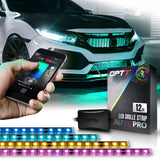 AURA 09-18 Ram Bundle- RGBW Headlights +Interior + Quantum Rock lights + Grille w- Bluetooth