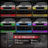 AURA LED Lighting Kit Triple Bundle (Halo + Interior + Underglow) for Dodge Challenger - Remote Control
