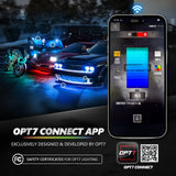 AURA 09-18 Ram Bundle- RGBW Headlights +Interior + Quantum Rock lights + Grille w- Bluetooth