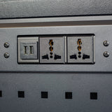 Auto Detailing Cart with Power Strip