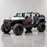 Apocalypse GEN 3 BLACK Rim for Jeep Wrangler and Jeep Gladiator (22x14) Ultimate Offset