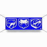 Banner - Dodge Viper Tri-logo - Multiple color options