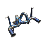 Titanium Straight Pipe Exhaust System for Lamborghini Aventador S LP740‑4 6.5L V12