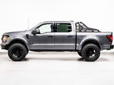 F150 ALUMINUM CHASE RACK 2021-2026 WITH (4) 6” LED FLOOD LIGHTS bed cage