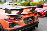 Chevrolet Corvette C8 Carbon Fiber License Plate Backing