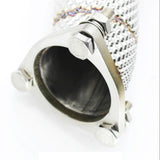 Catless High Flow 304 Stainless Exhaust Downpipe for Audi RS6 C7 4.0TT