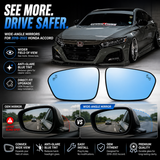 HRS 2018–2022 Honda Accord Wide Mirrors – 10th Gen - The Elite Series