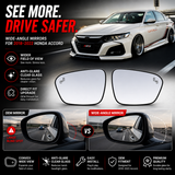 HRS 2018–2022 Honda Accord Wide Mirrors – 10th Gen - The Elite Series
